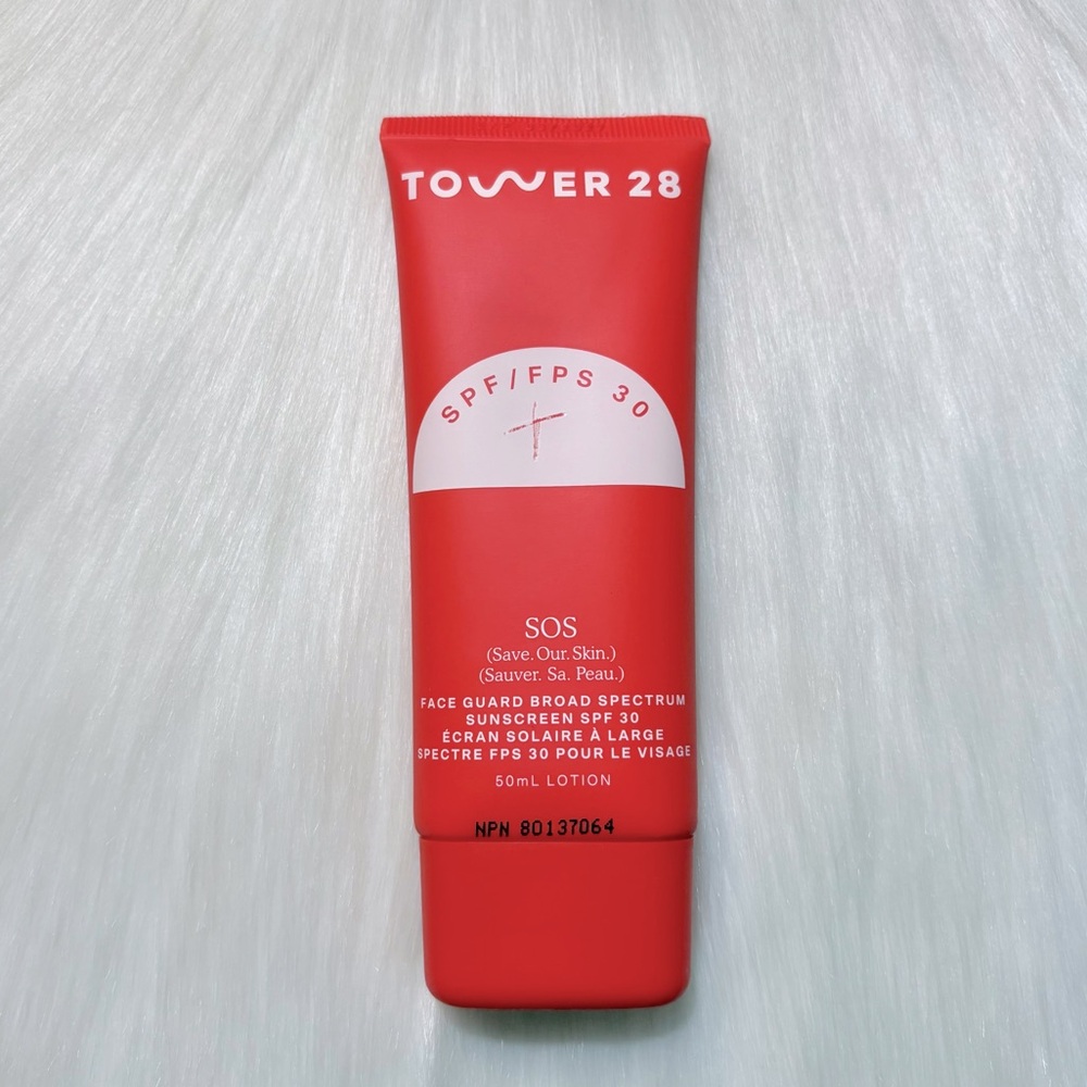 Tower 28🌀SOS Face Guard SPF 30 Mineral Sunscreen Full Size NEW EXP 03/27